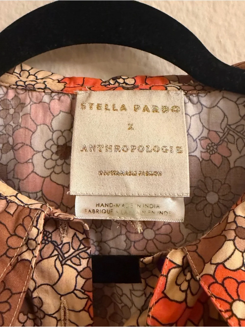 Stella Pardo x Anthropologie Floral Top - Picture 2 of 3
